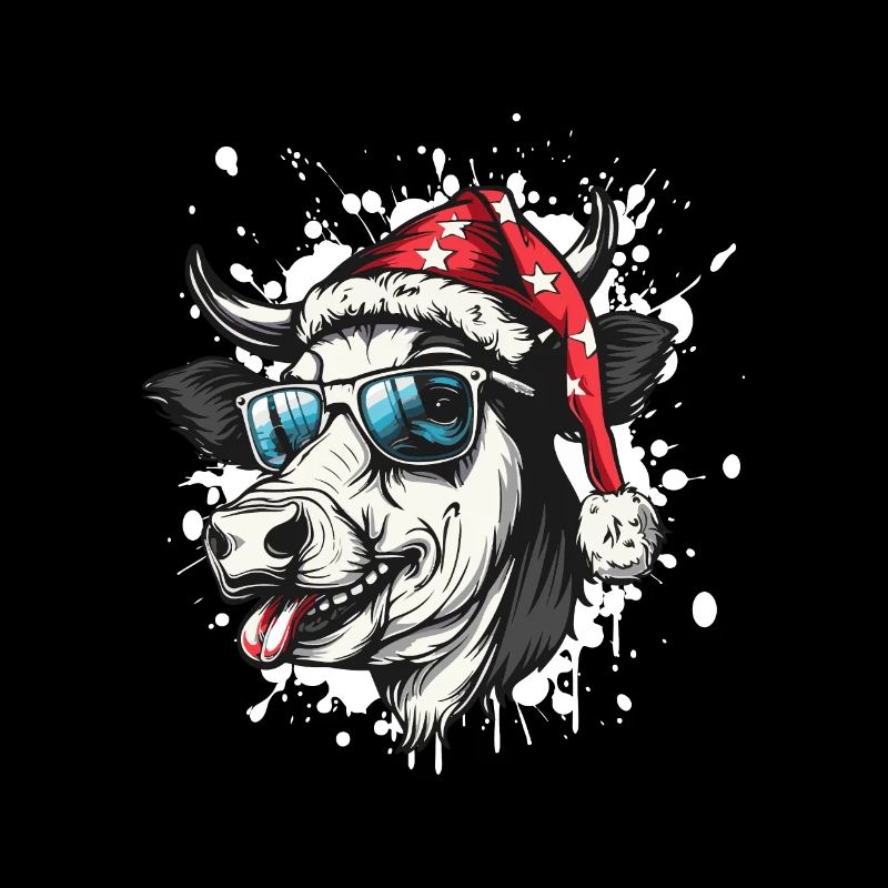 Vache Noël Drôle