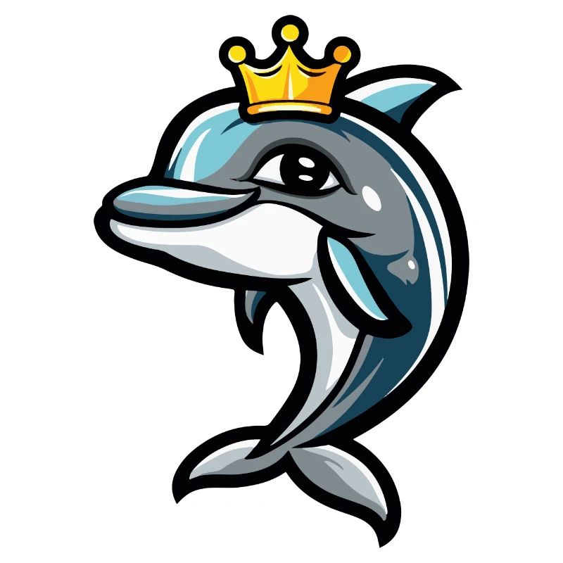 Dolphin Comic Crown