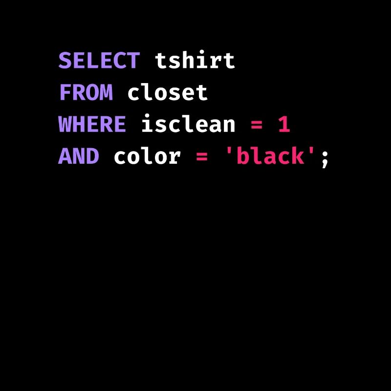 Programmer Database Science Software Coder Funny