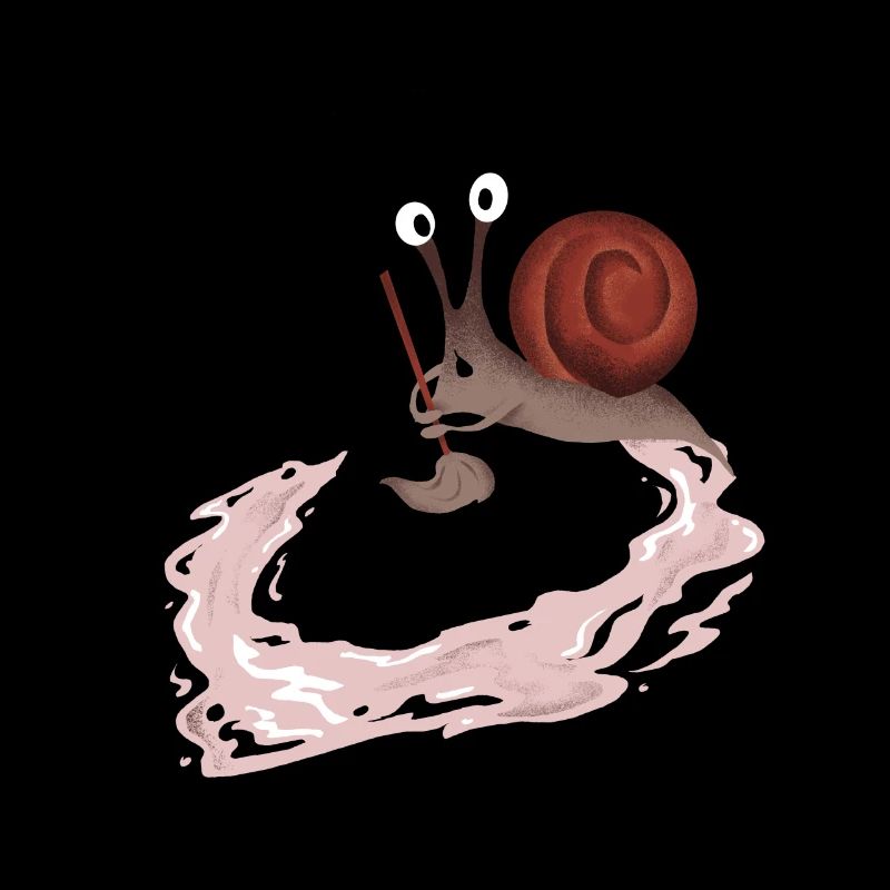 Dumme Schnecke Geschenk