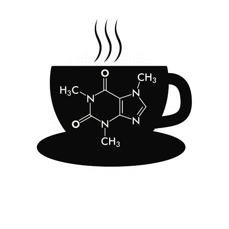 Café Caffeine Molecule