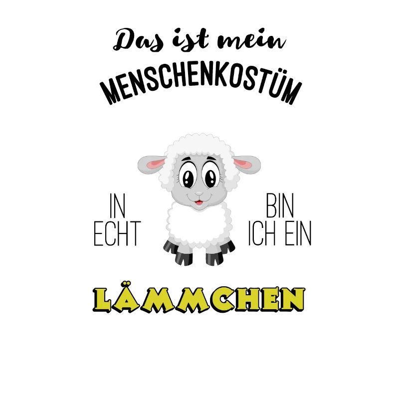 Menschenkostuem Laemmchen Karneval MBA