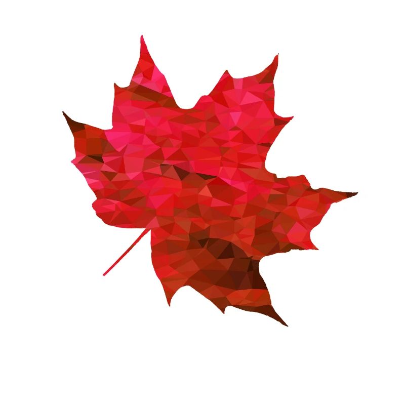 Maple Red Polygon