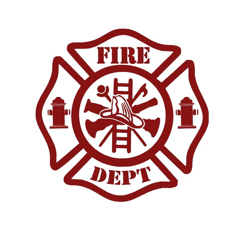 Fire Dept. with ladder - fire brigade with ladder
