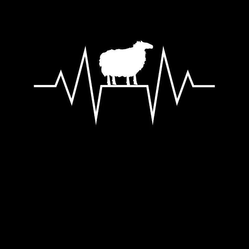 Schaf Heartbeat Schäfchen Lamm Hammel Schäfer