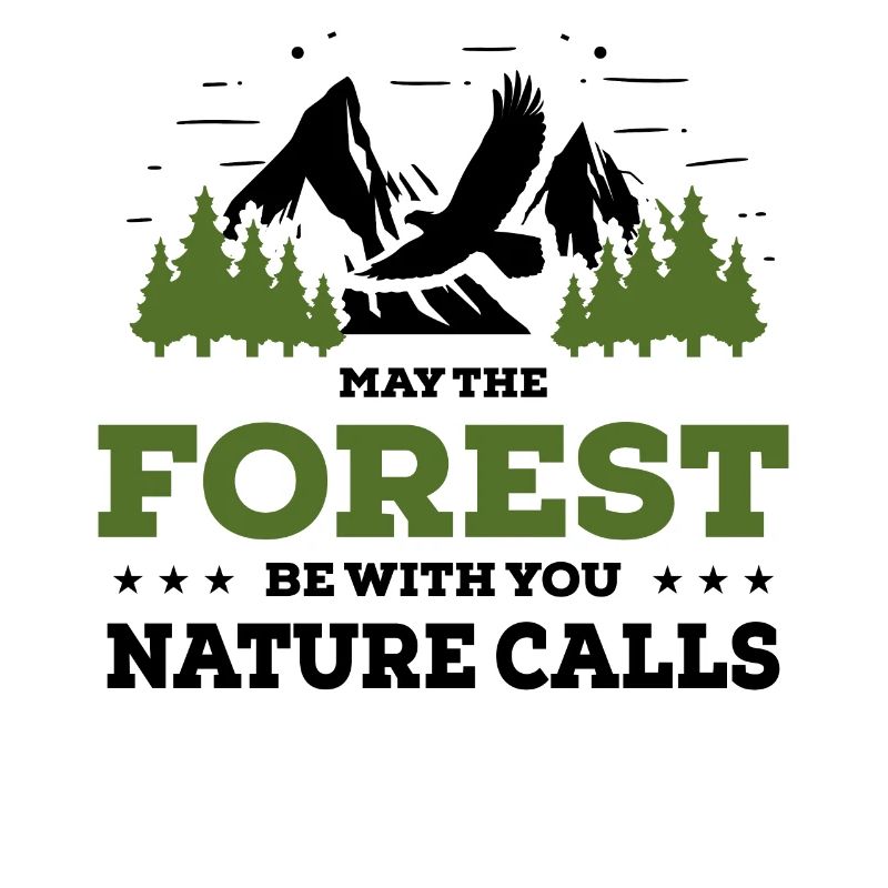 Que la forêt soit avec vous la nature appelle bw