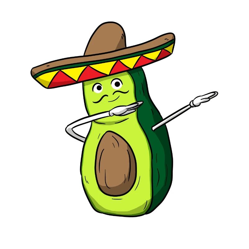 Avocado Dab Mexico Sombrero Dabbing