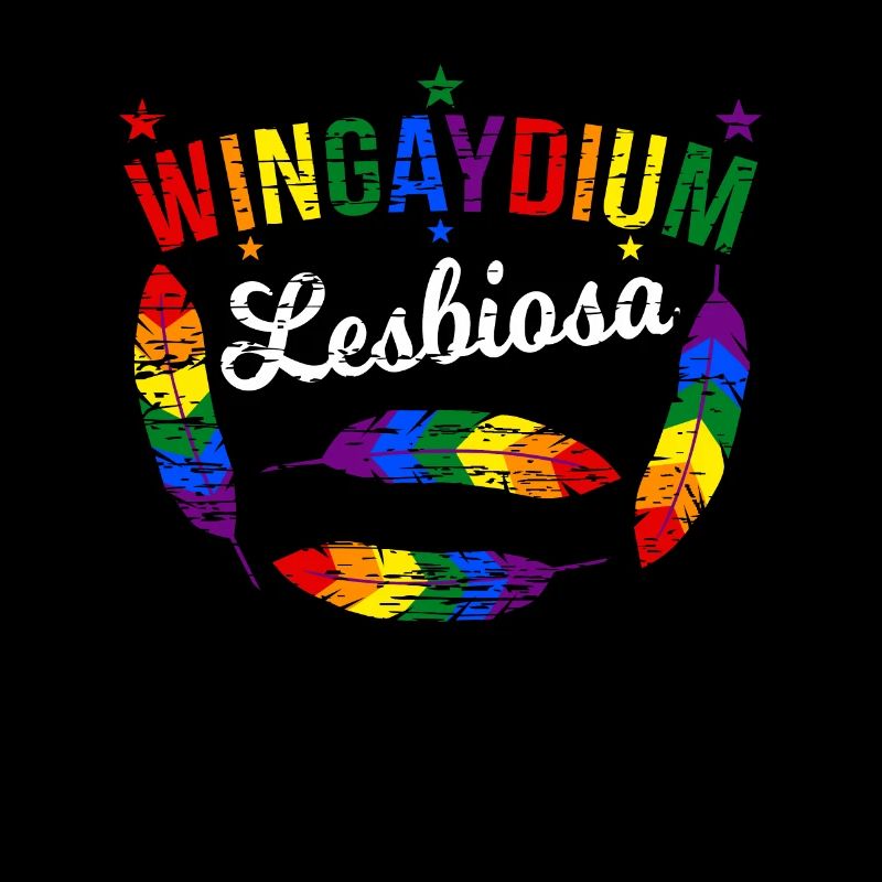Wingaydium Lesbiosa Lgbt Pride Rainbow Lesbian