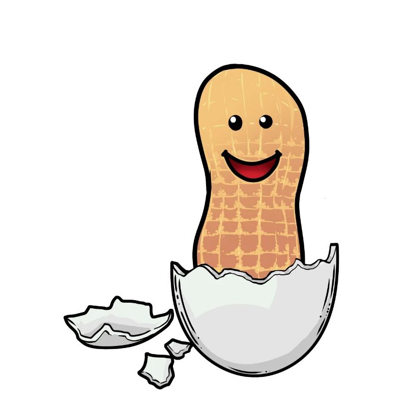 Peanut Baby EggShell Fantasy Happy Easter Egg