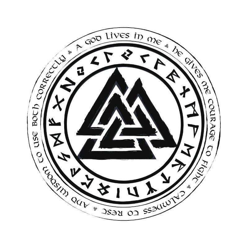 Valknut Vikings Celts Germanic knots runes