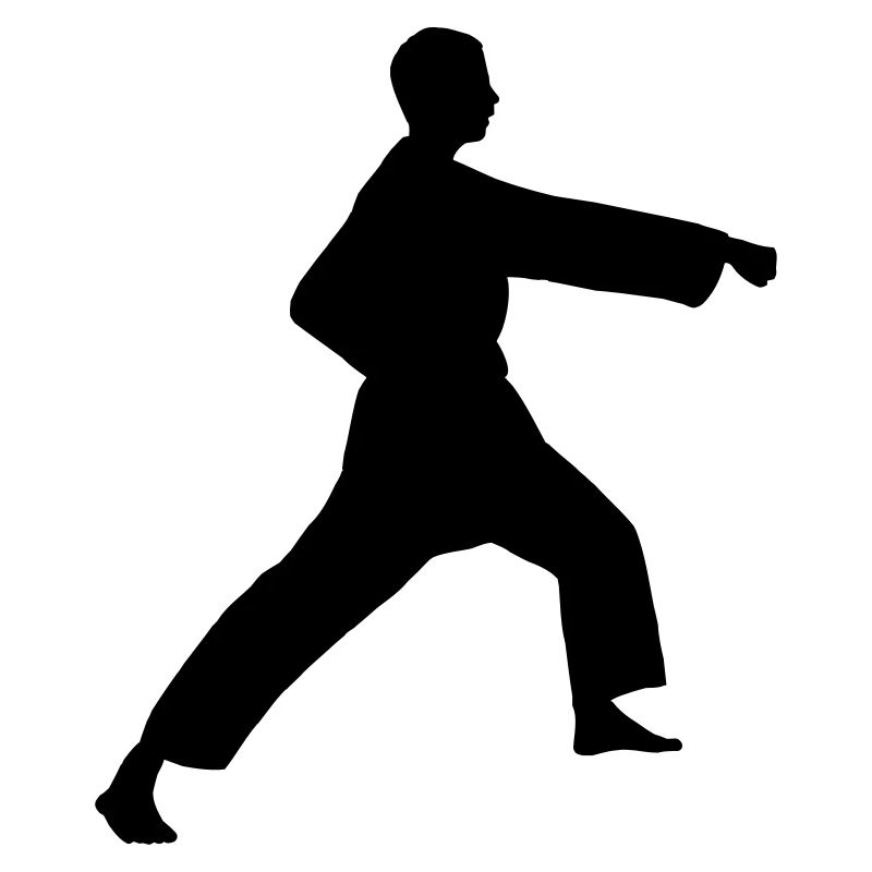 Punch karaté ou teakwondo punch
