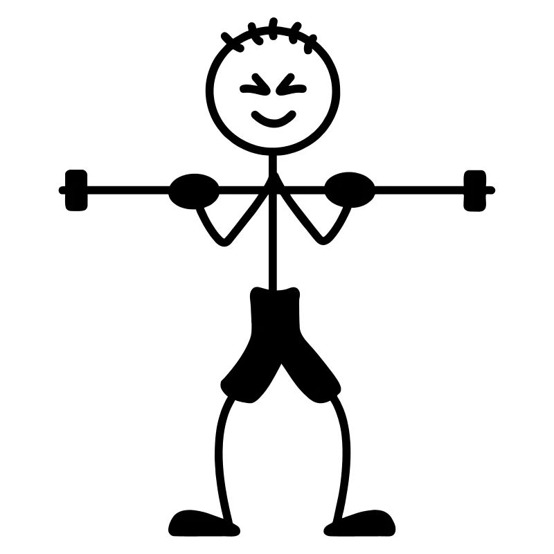 Krafttraining mit viel Gewicht