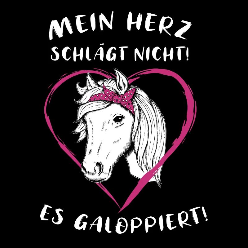 Pferde Herz Reiterin Geschenkidee