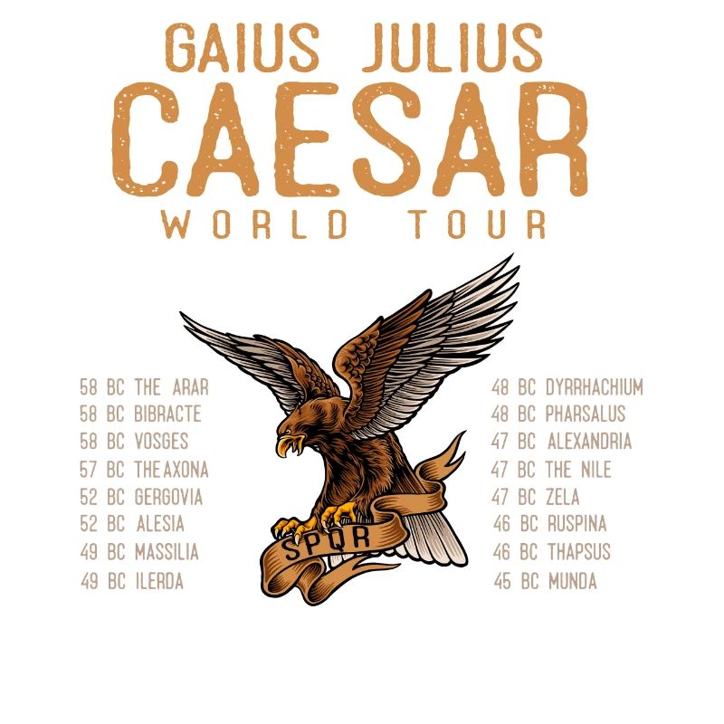 Gaius Julius Caesar World Tour, Ancient Romans