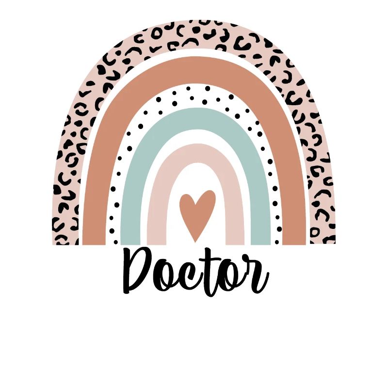 Doktor Regenbogen Leopard Lustiger Doktor Geschenk