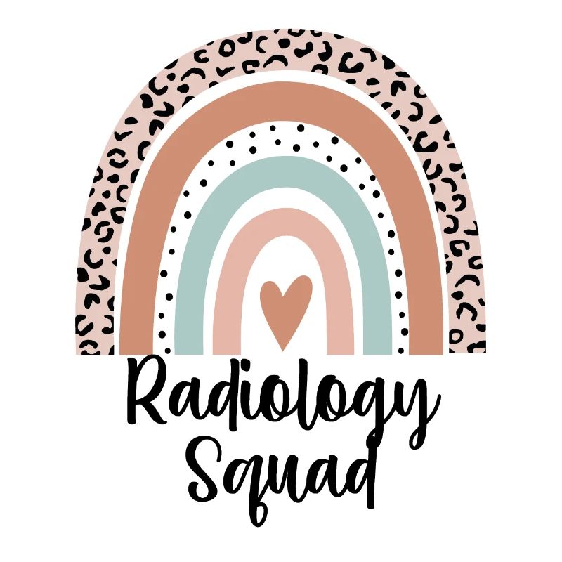 Radiology Squad Rainbow Leopard Xray Technician