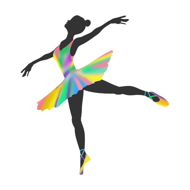 Ballett Farbenfroh