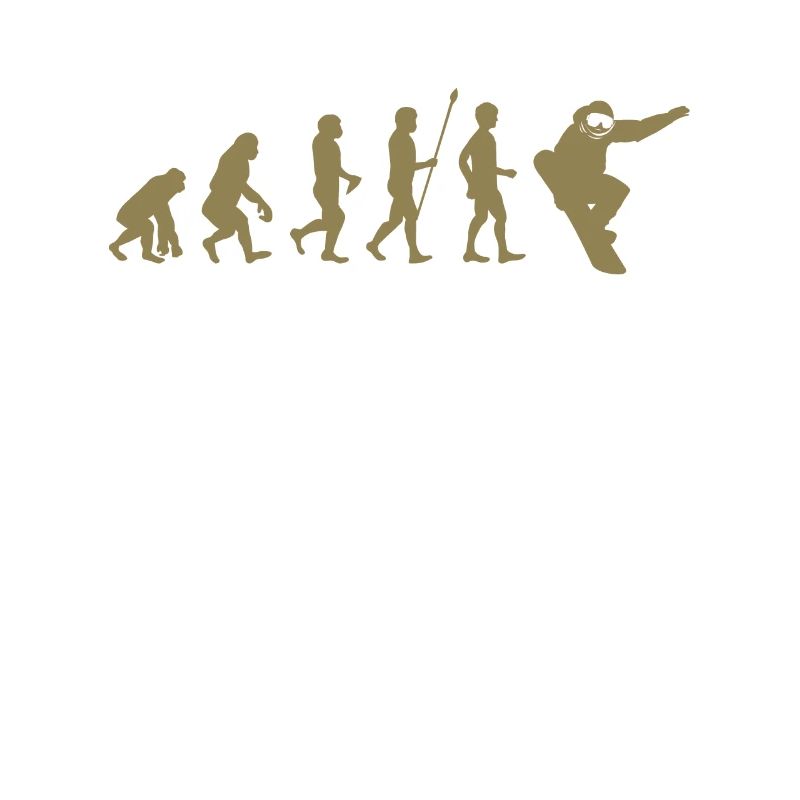 Snowboarder Evolution Geschenkidee