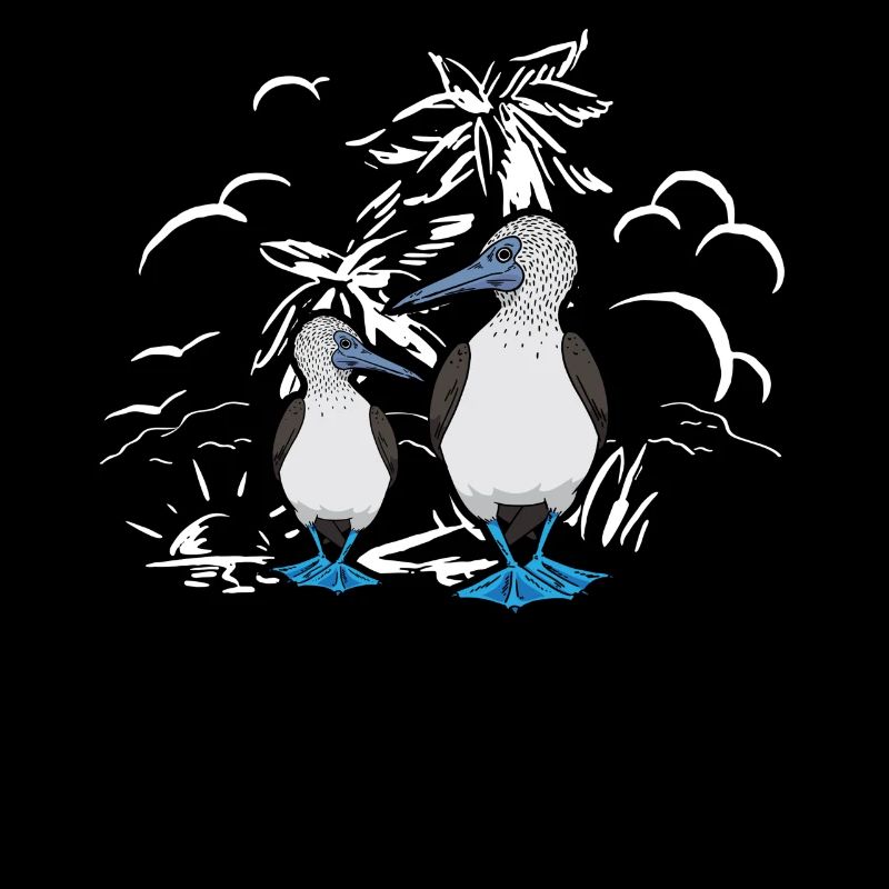 Seabirds Blue-footed