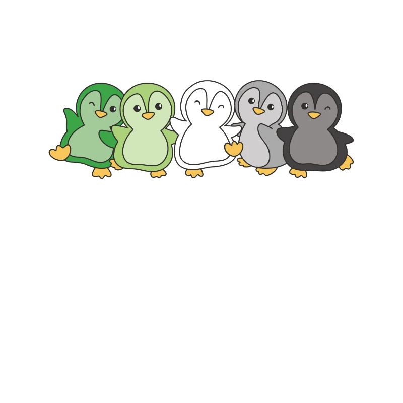 Aromantic Flag Pride Pingouin doux LGBTQ