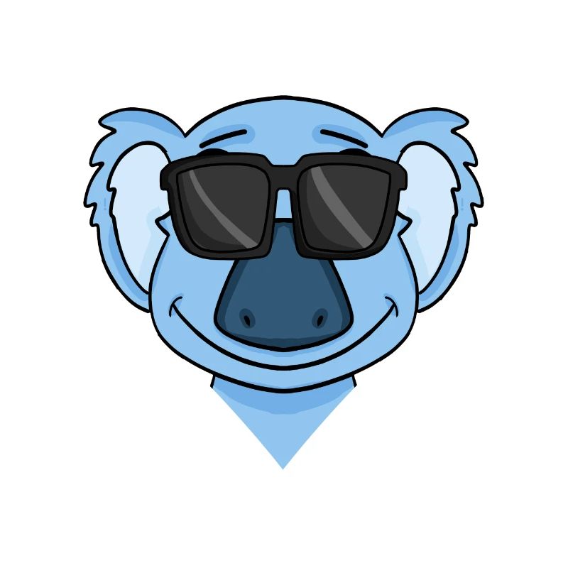 Koala with glasses