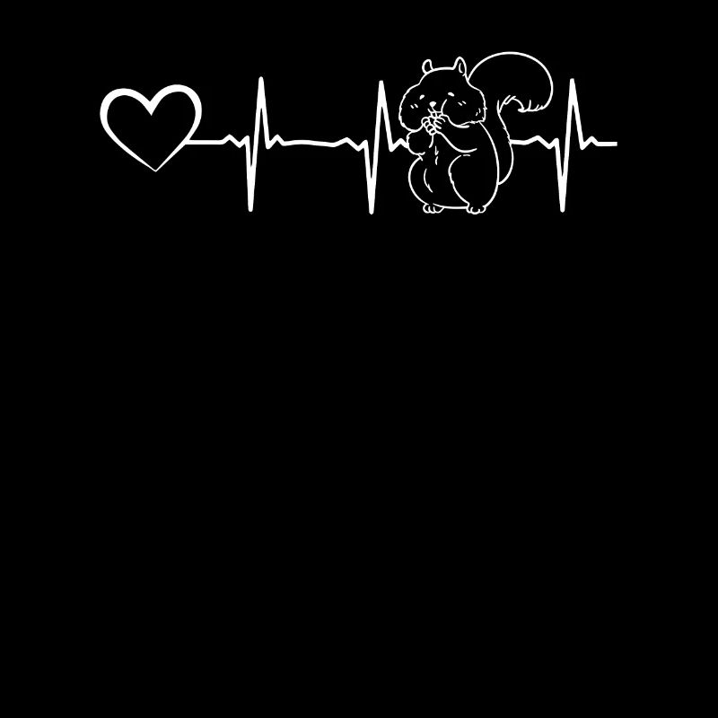 Eichhörnchen Heartbeat Cute Eichhörnchen Liebhaber