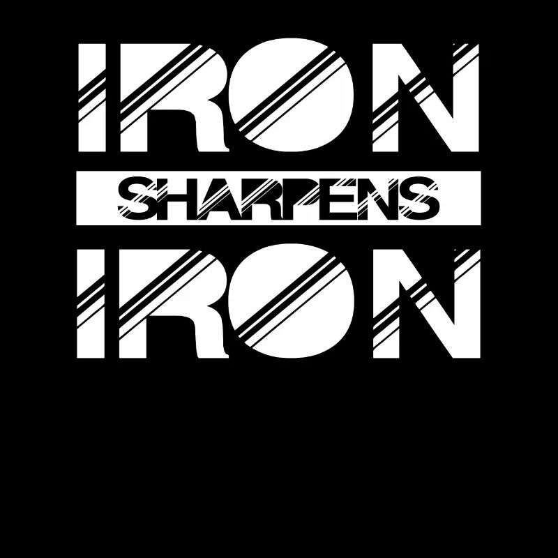 Iron Sharpens Iron Christian Workout Iron