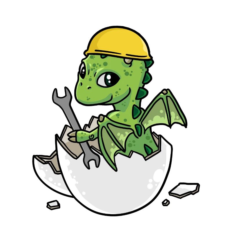 Dino Craftsman Eggshell Tool Car Workshop