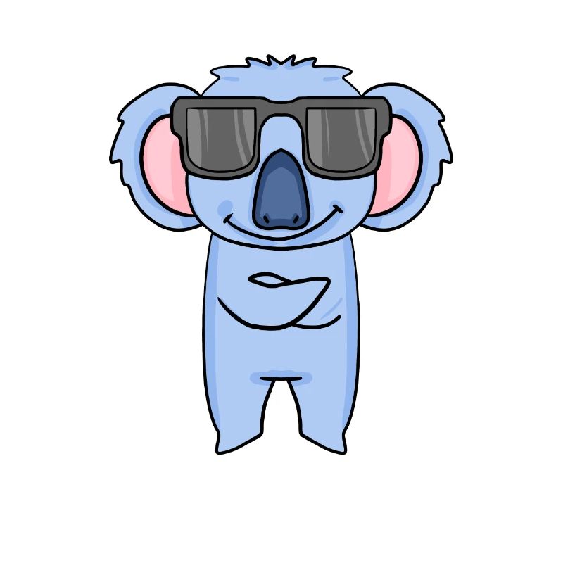 Koala with sunglasses