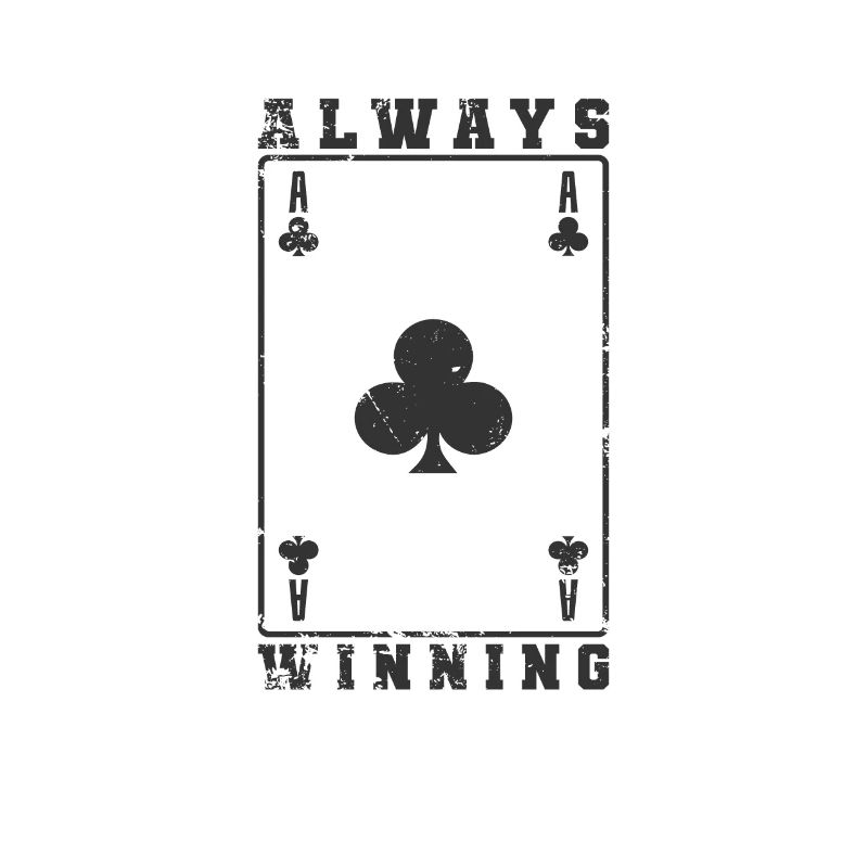 Always Winning Kreuz Ass Poker oder Skat