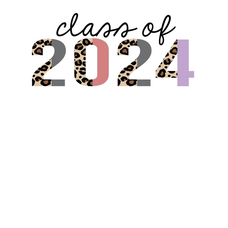 classe de 2024 Leopard Print Funny