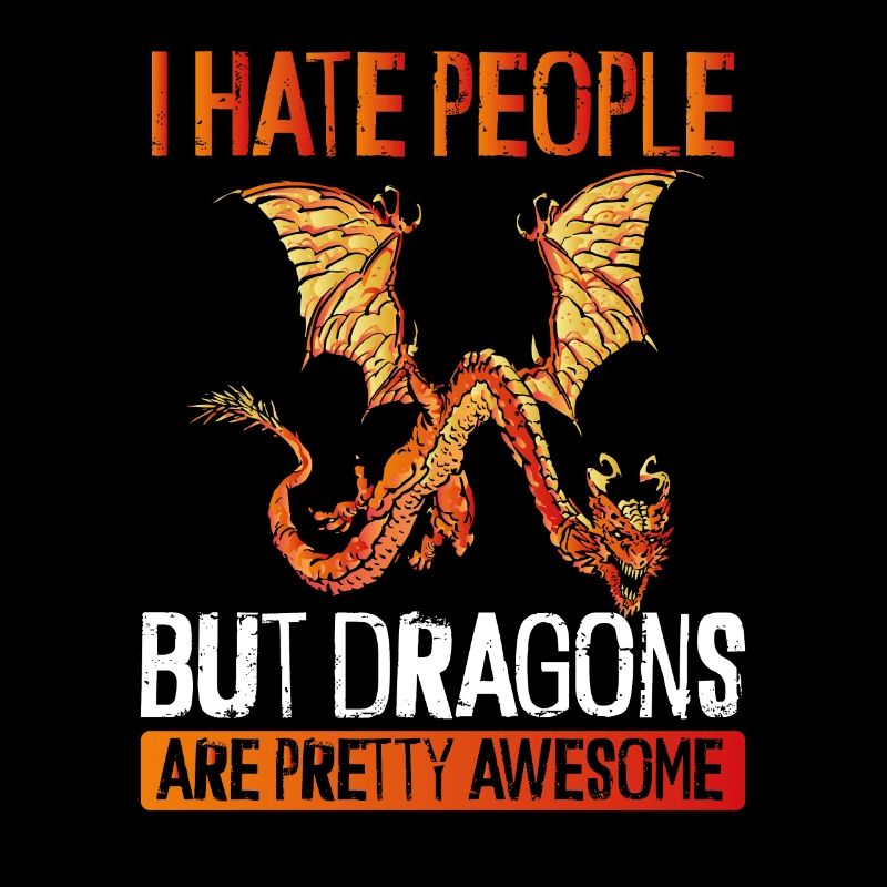 I hate people except dragons