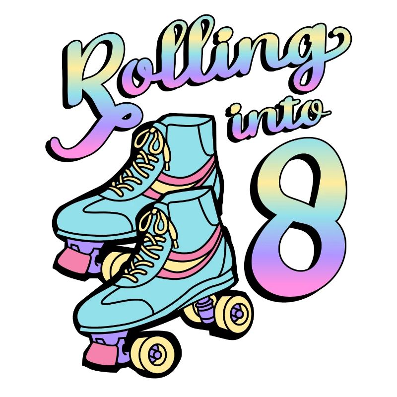 Rolling Into 8 Roller Skaters Skates 8th Anniversary
