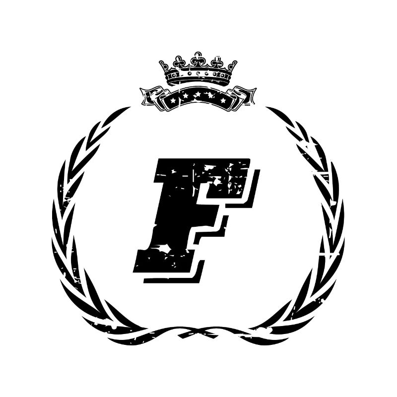 F Buchstabe Kranz