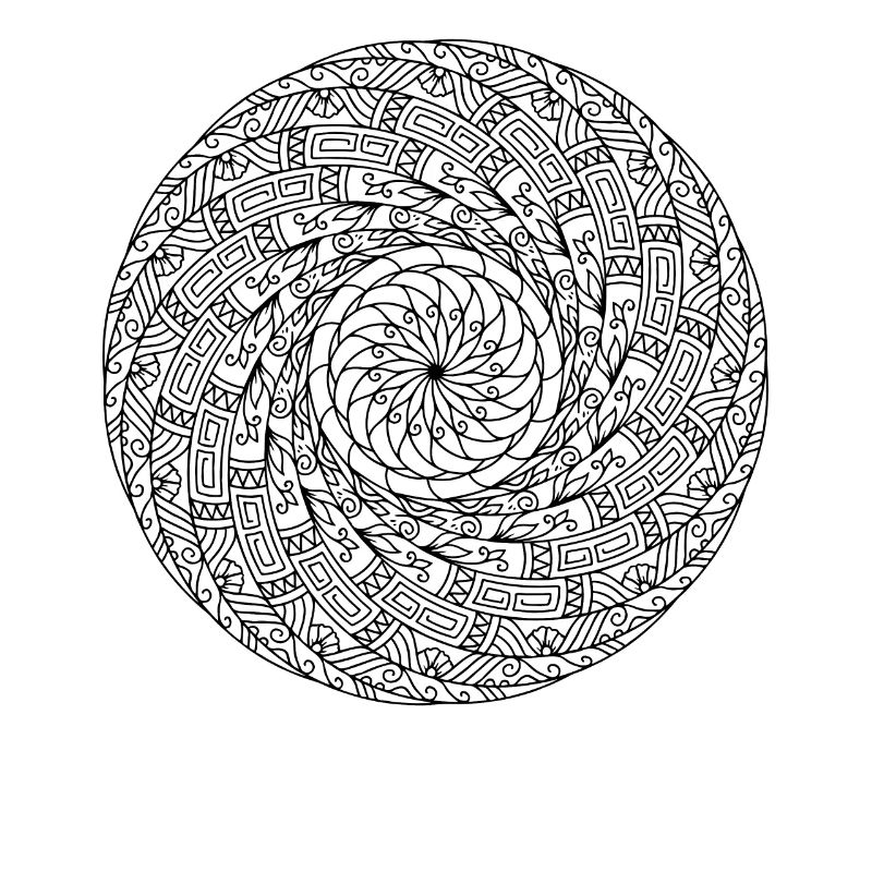 Rotating Mandala