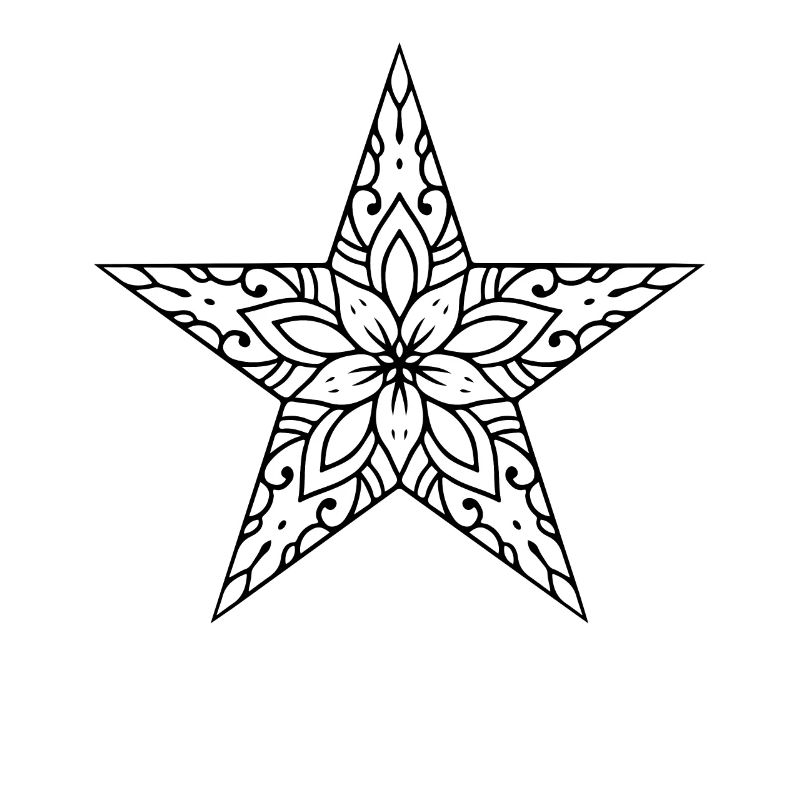 Mandala étoilé
