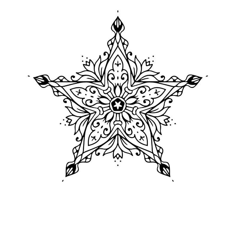 Mandala étoilé