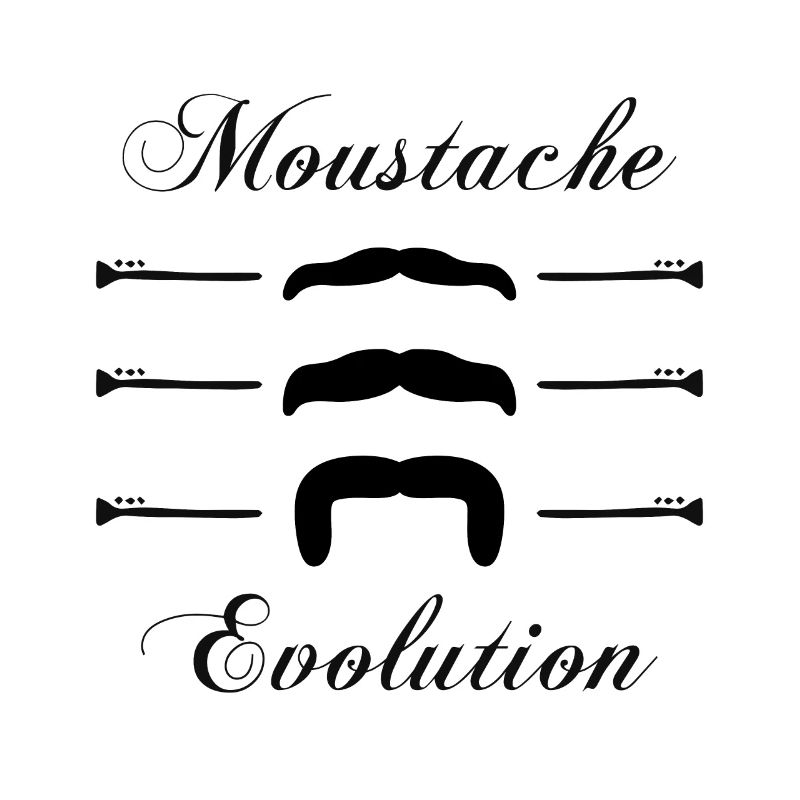 moustaches évolution, Idée cadeau d'élégance.