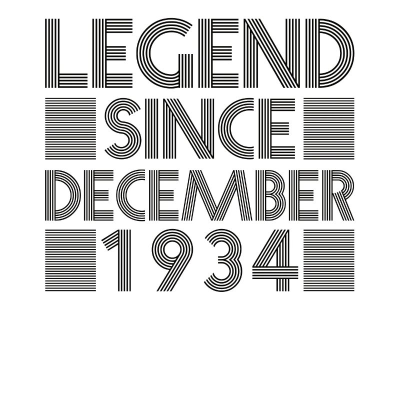 Legenden Geburtstag Dezember 1934 geboren Geschenk