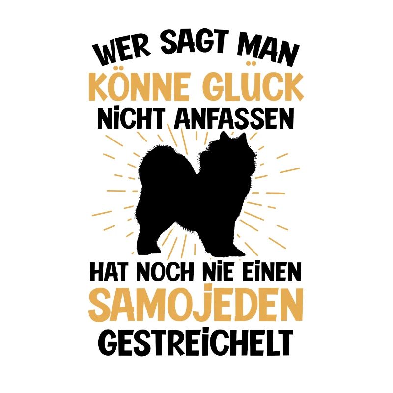 Samojede Glück anfassen Samojedenspitz