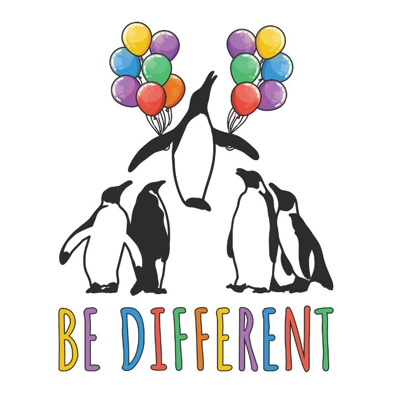 Penguin Be Different Motivation Creative People