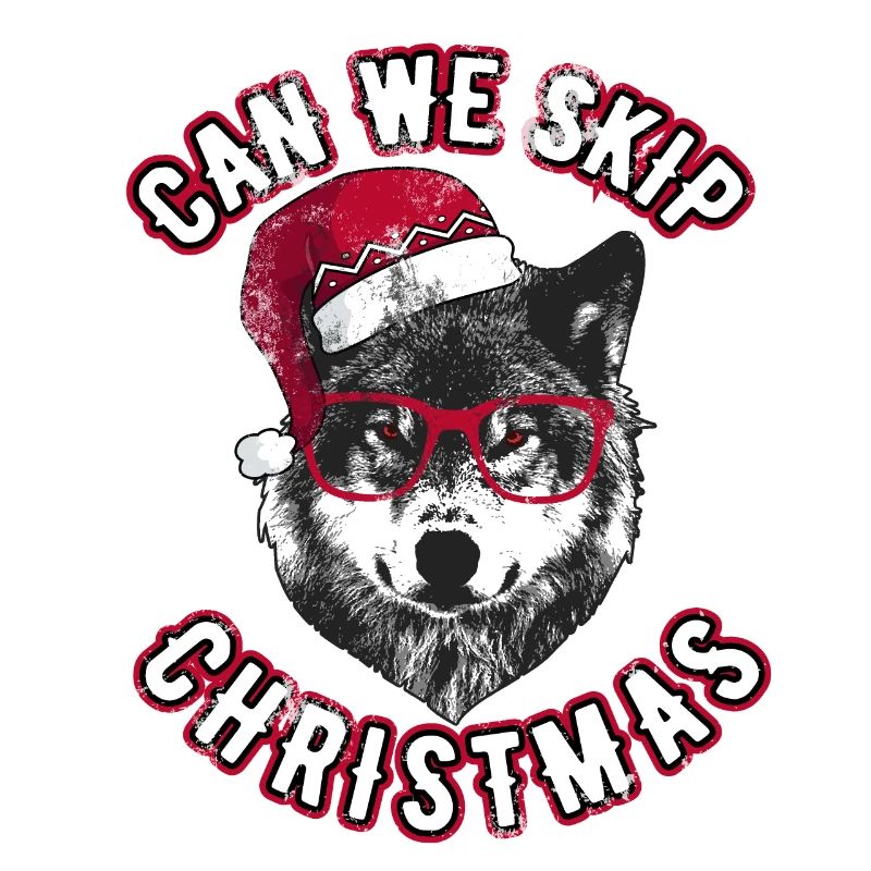 Peut-on sauter Noël - Grumpy Christmas Wolf