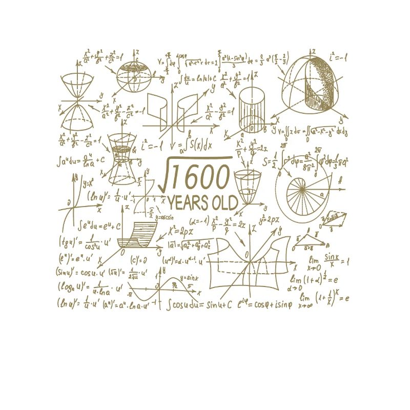 40th birthday for math teachers and math nerds