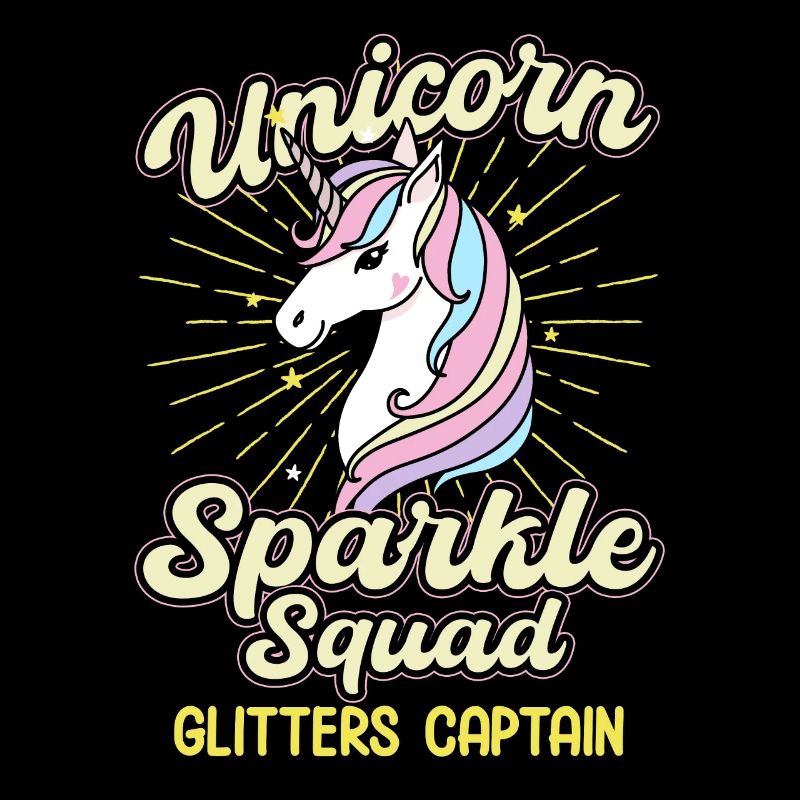 Unicorn Sparkle Squad Cutter Captain