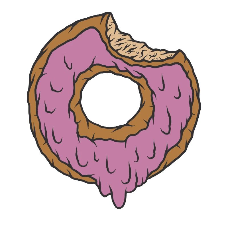 Donut bitten