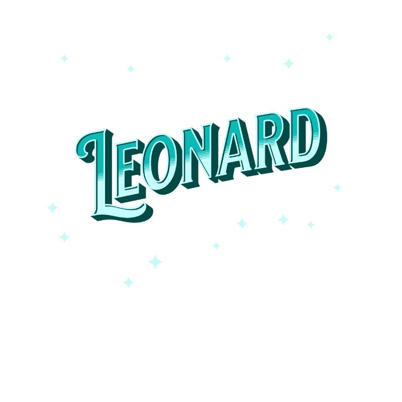 Leonard name personalized