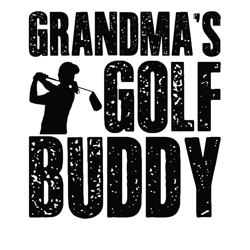 Die Golf Oma Grossmutter Kumpel Freund Enkel Kind