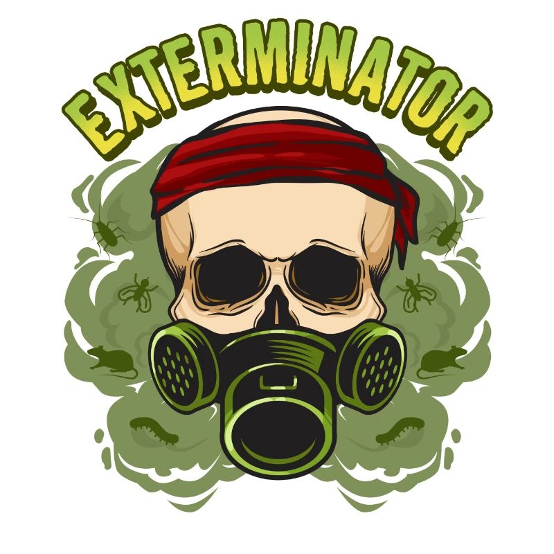 Kammerjäger-Gasmaske - Schädlingsbekämpfung