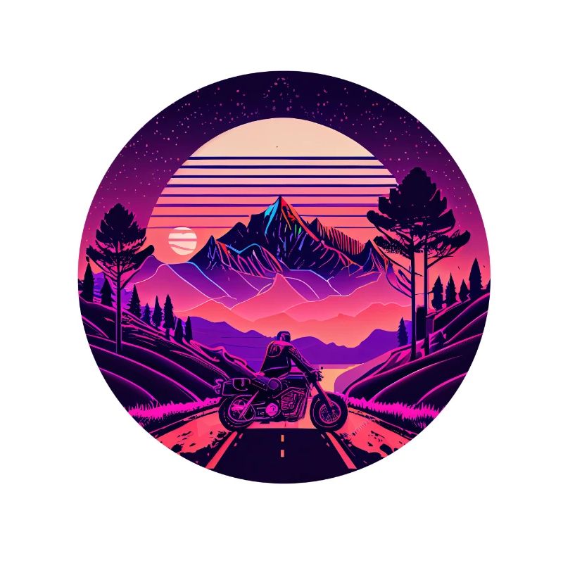 Retrowave Synthwave 80s Design