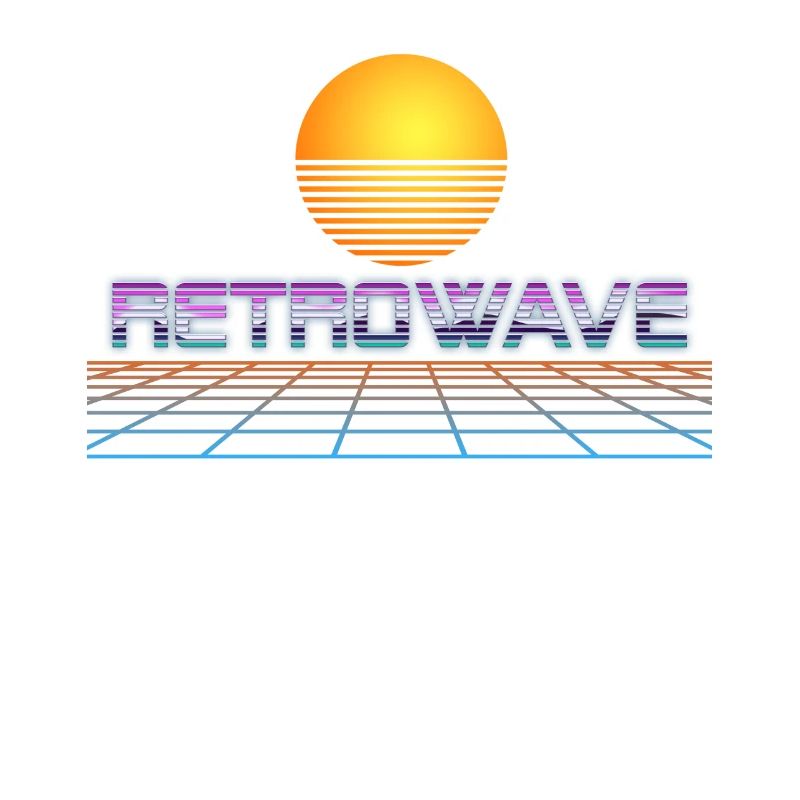 Retrowave Synthwave 80s Design